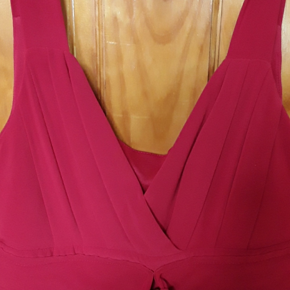 Women's Red Dress - Picture 3 of 4